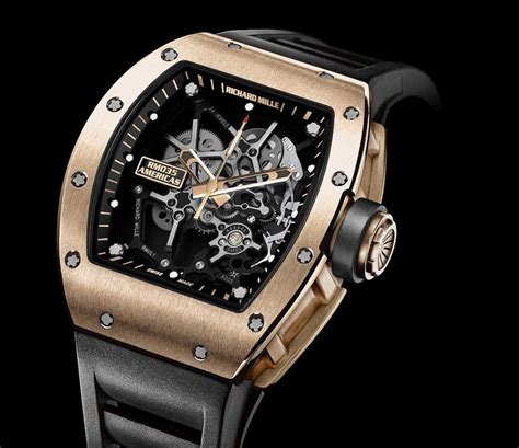 richard mille black and gold